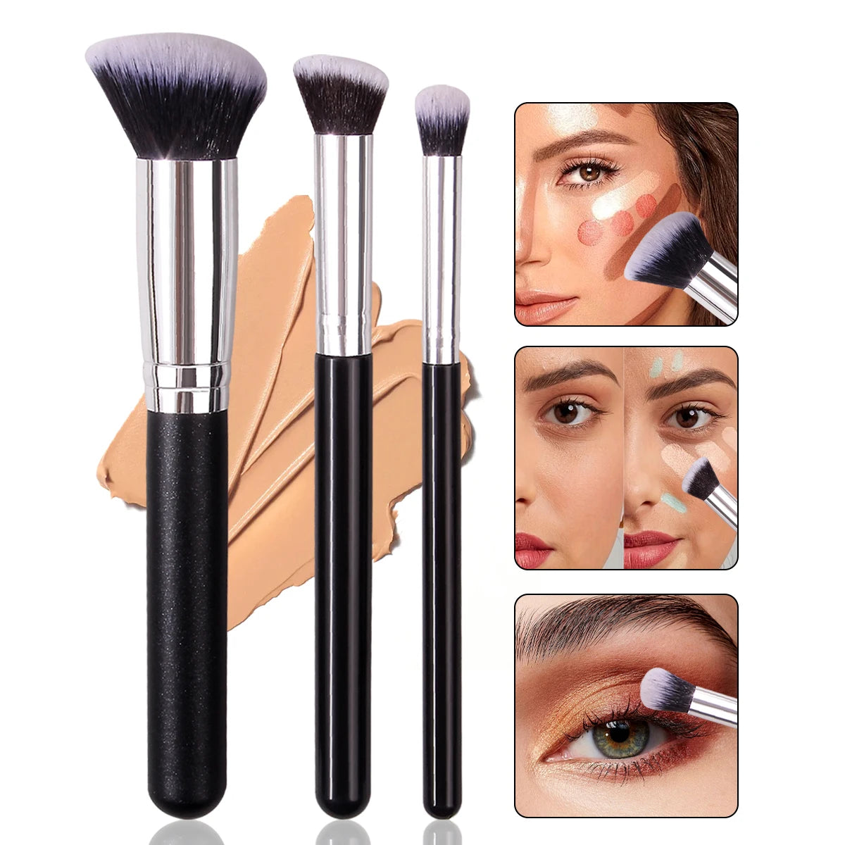 KOSSHOW Foundation & Concealer Blending Brush dylinoshop