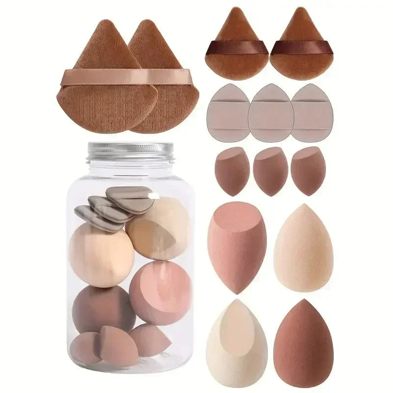 Makeup Sponge Puff Set – 12 or 14-Piece Foundation Blender dylinoshop