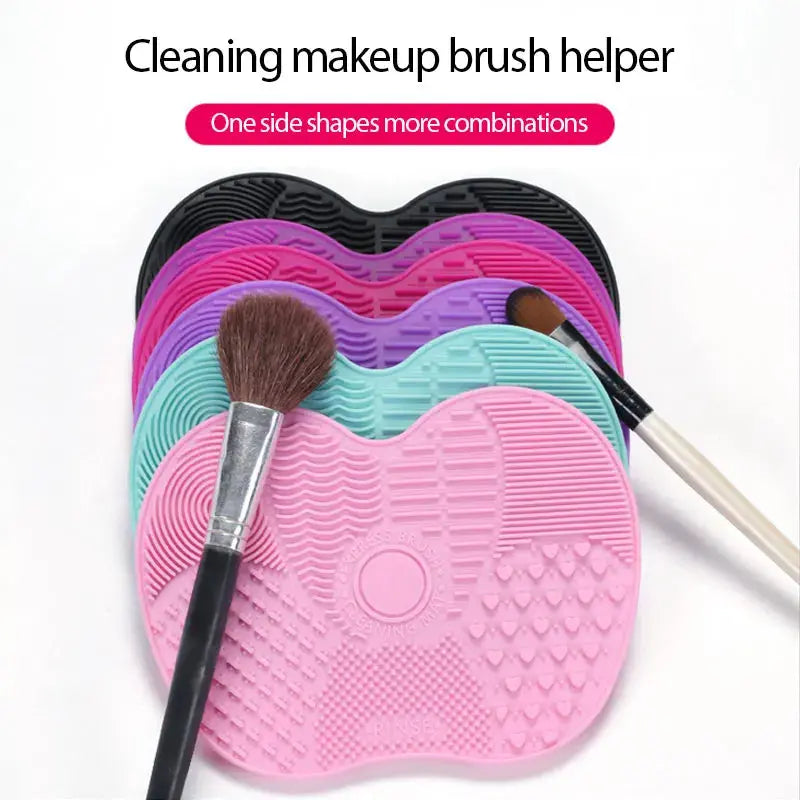 Silicone Brush Cleaner Cosmetic Make Up Washing Brush Gel Cleaning Mat Foundation Makeup Brush Cleaner Pad Scrubbe Board dylinoshop