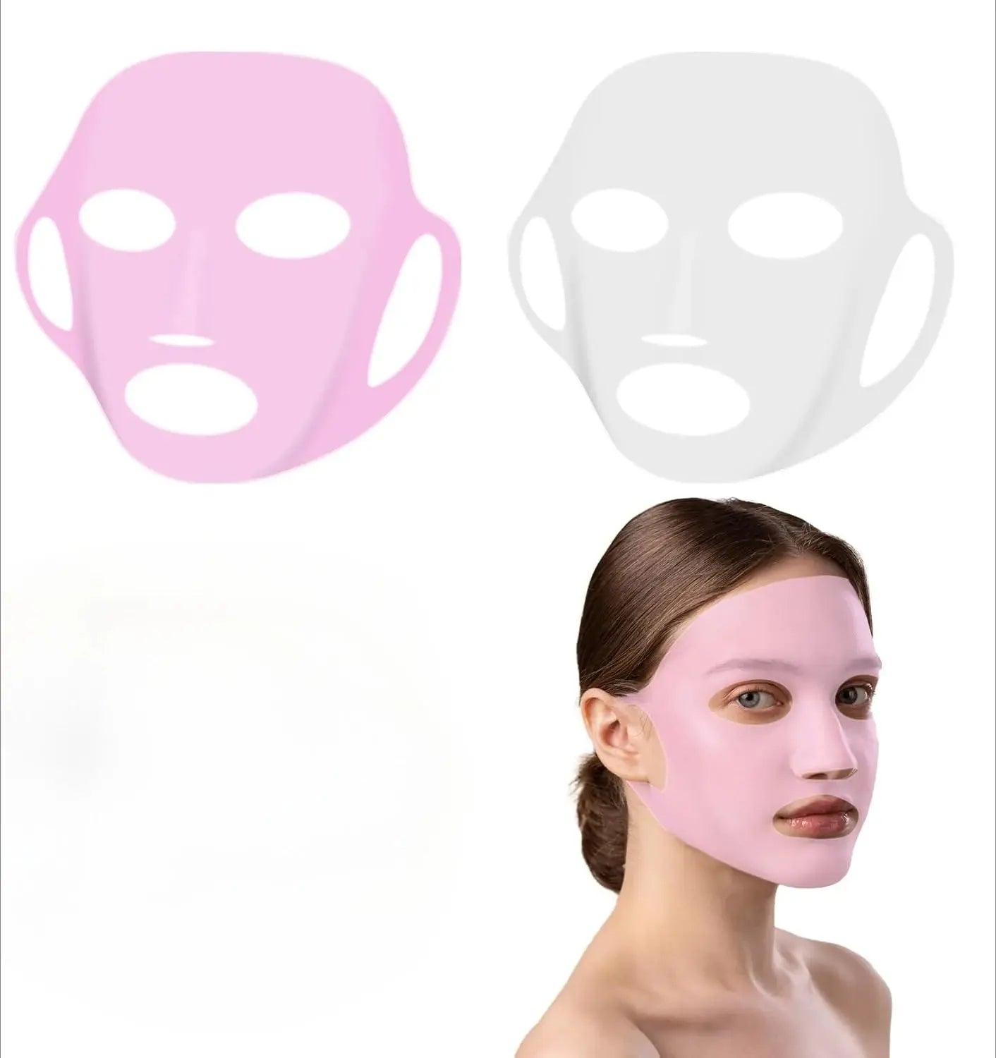 Reusable Face Mask Holder for Sheet Masks – Wet Locking to Avoid Evaporation