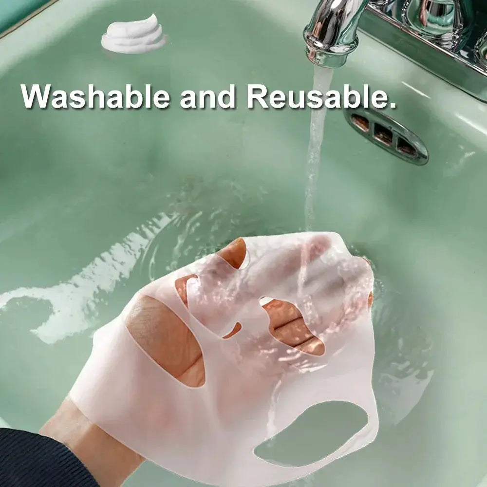 Reusable Face Mask Holder for Sheet Masks – Wet Locking to Avoid Evaporation