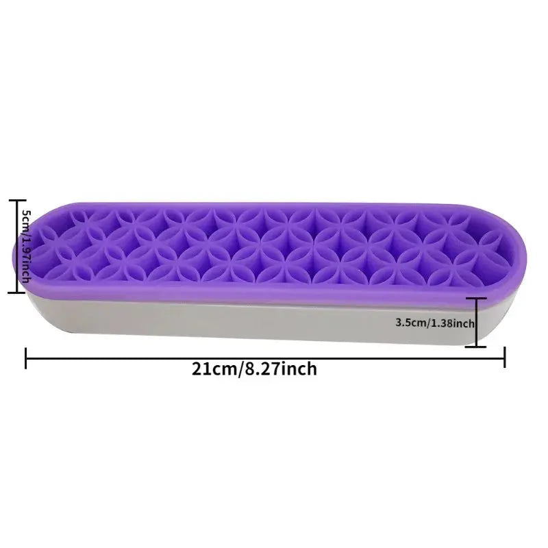 Silicone Makeup Brush & Nail Pen Holder Stand dylinoshop