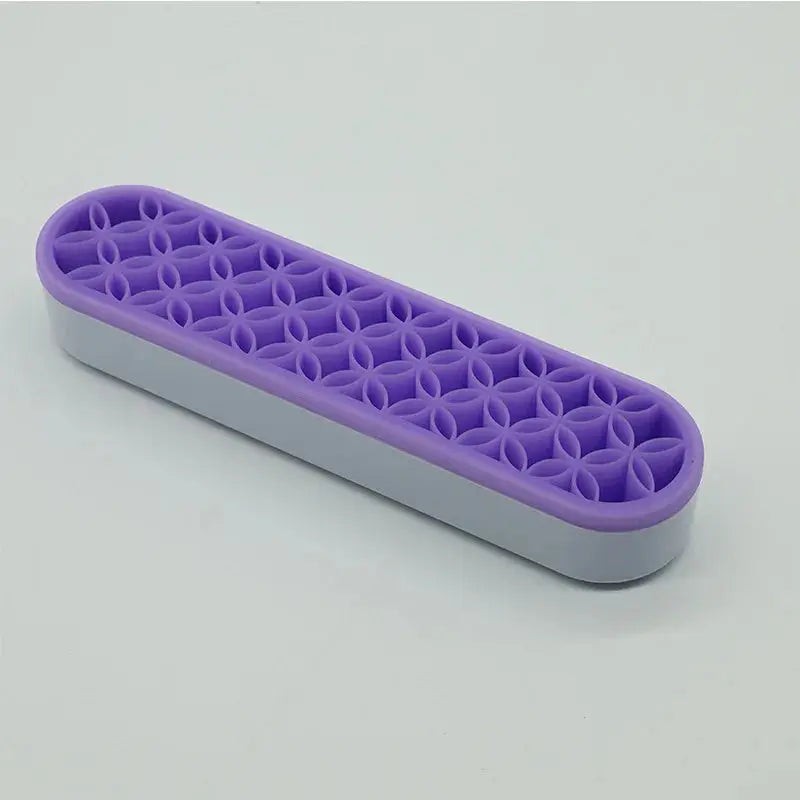 Silicone Makeup Brush & Nail Pen Holder Stand dylinoshop