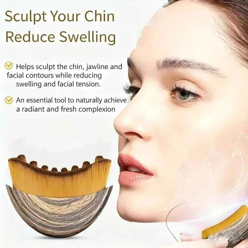 Soft Bristle Contoured Facial Cleansing Brush