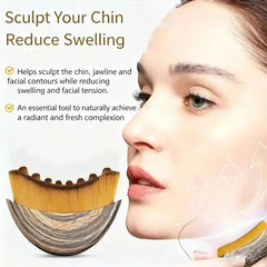 Soft Bristle Contoured Dry Facial Brush Home Spa Massage Tool For Facial Cleansing And Gentle Skin Exfoliation