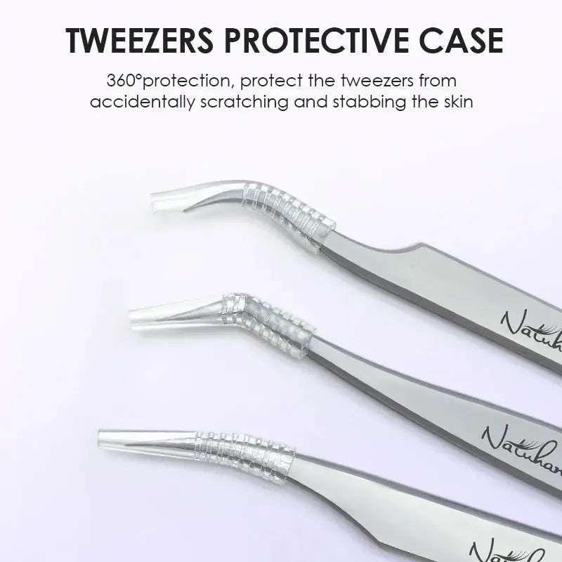 Stainless Steel Eyelash Extensions Tweezers Lash Artists High Precision Superhard Anti-Static Tweezers Makeup Tools dylinoshop