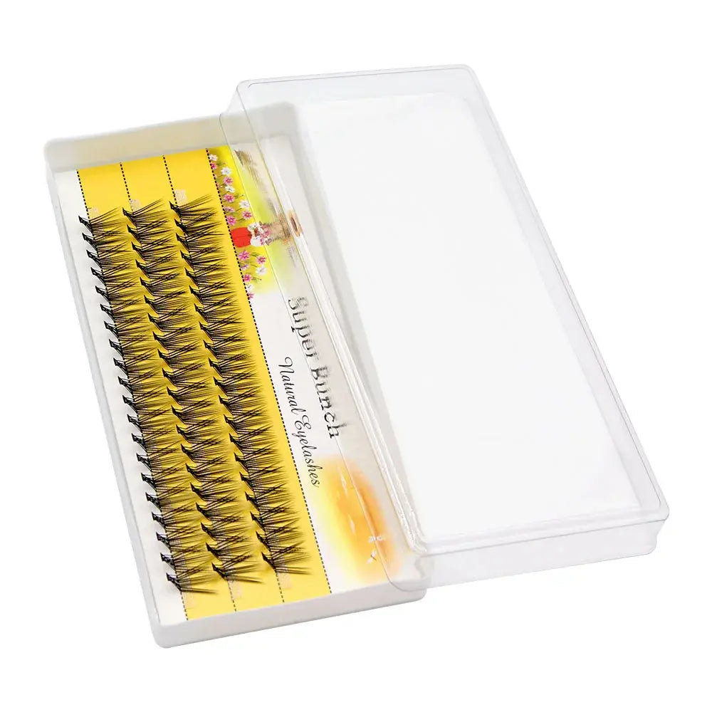 Super Bunch L Curl Individual Eyelash Clusters, 60-Pack dylinoshop