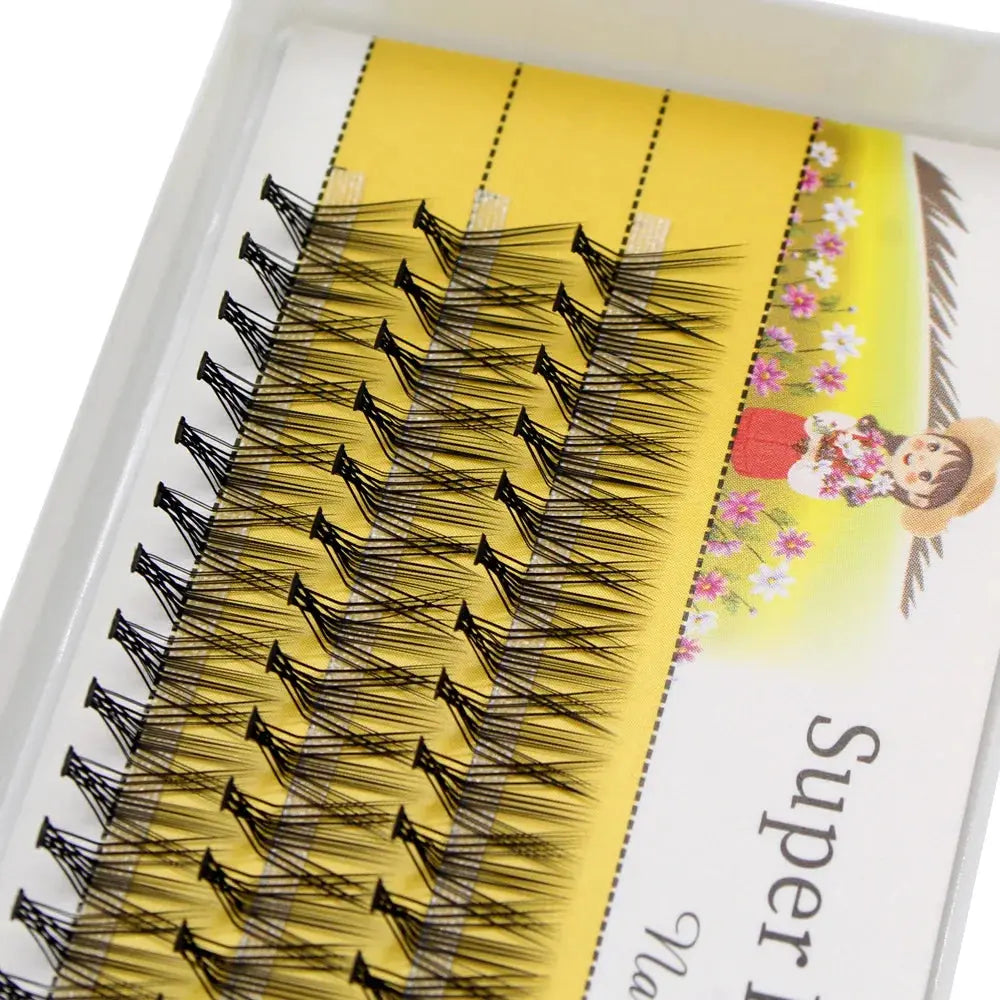 Super Bunch L Curl Individual Eyelash Clusters, 60-Pack dylinoshop