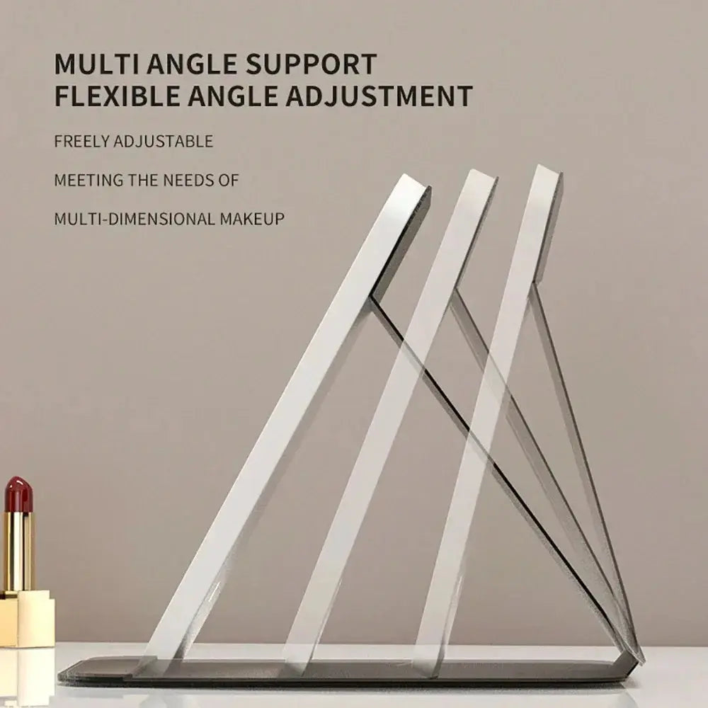USB Rechargeable LED Vanity Mirror with Touch Dimming – Portable Folding Makeup Mirror dylinoshop
