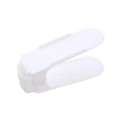 Adjustable, space-saving shoe organizer 