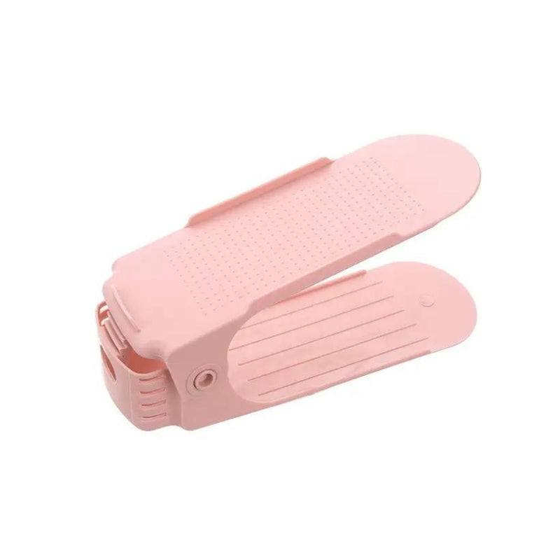 Adjustable, space-saving shoe organizer 
