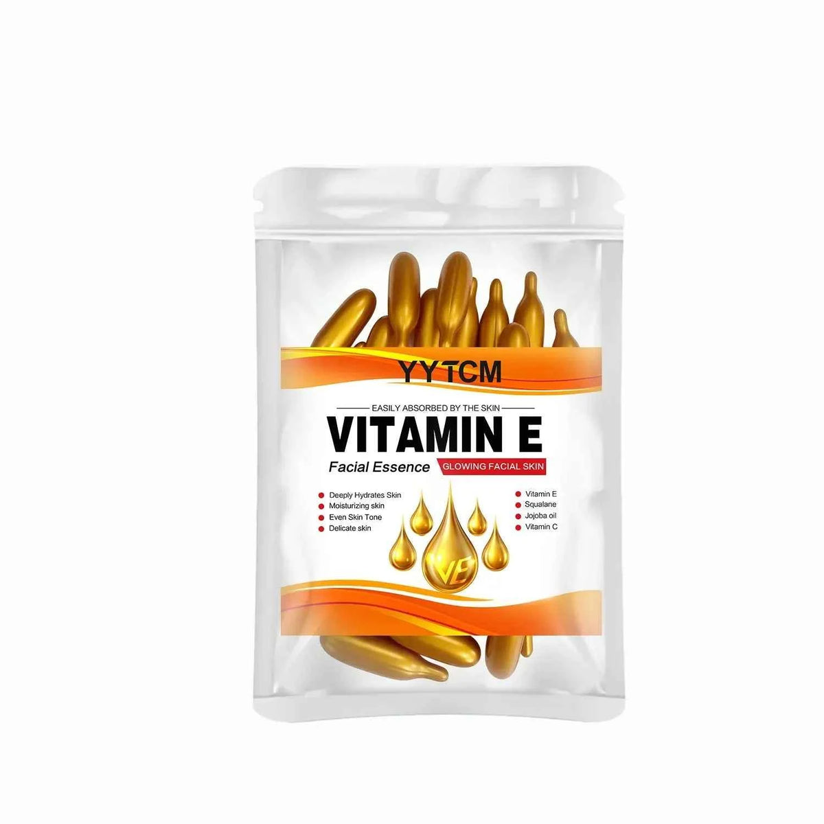 Vitamin E & C Moisturizing Capsule Face Serum with Squalane