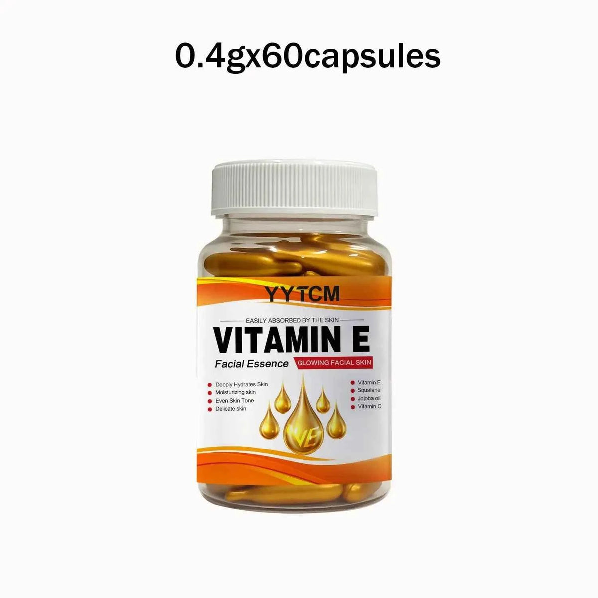 Vitamin E & C Moisturizing Capsule Face Serum with Squalane