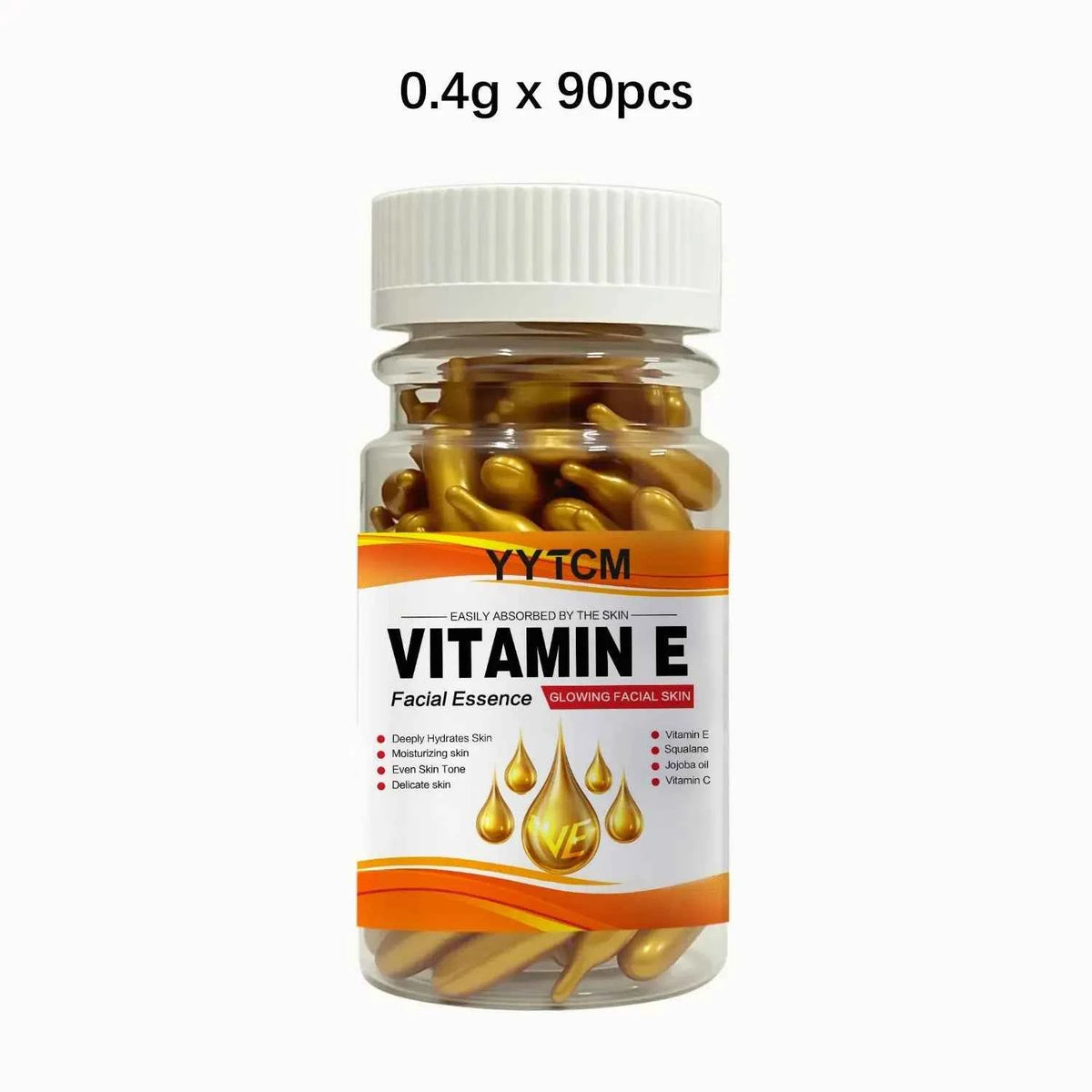 Vitamin E & C Moisturizing Capsule Face Serum with Squalane