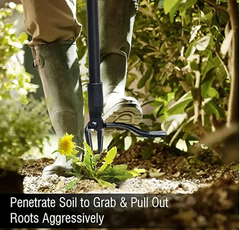 Wanda Garden Tool | Ergonomic Weed Remover, High-Strength Steel