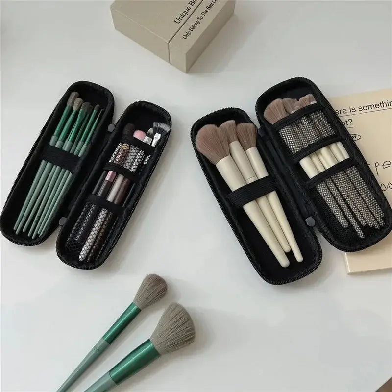 Waterproof Makeup Brush Storage Bag – Double Zipper Travel Case dylinoshop