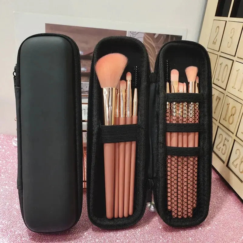 Waterproof Makeup Brush Storage Bag – Double Zipper Travel Case dylinoshop