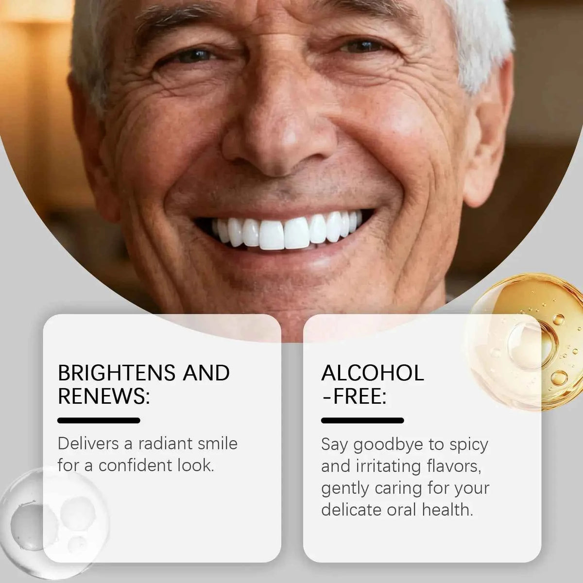 Whitening Mouthwash for Stain Removal & Fresh Breath