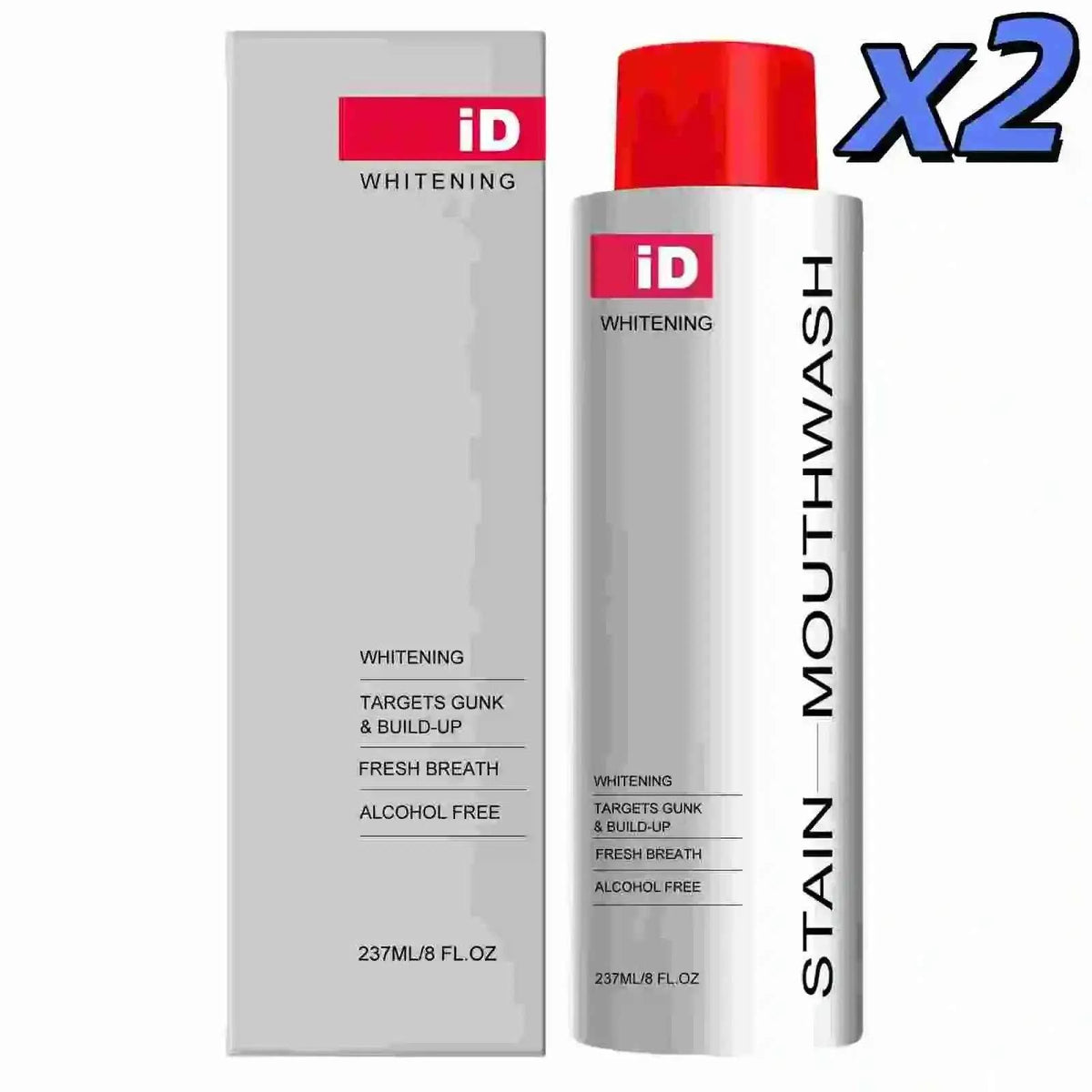 Whitening Mouthwash for Stain Removal & Fresh Breath