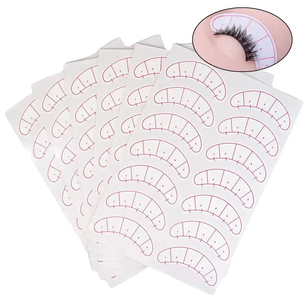 Wholesale  Paper Patches 3D Eyelash Under Eye Pads Lash Eyelash Extension Practice Eye Tips Sticker Wraps Makeup Tools eye pads dylinoshop