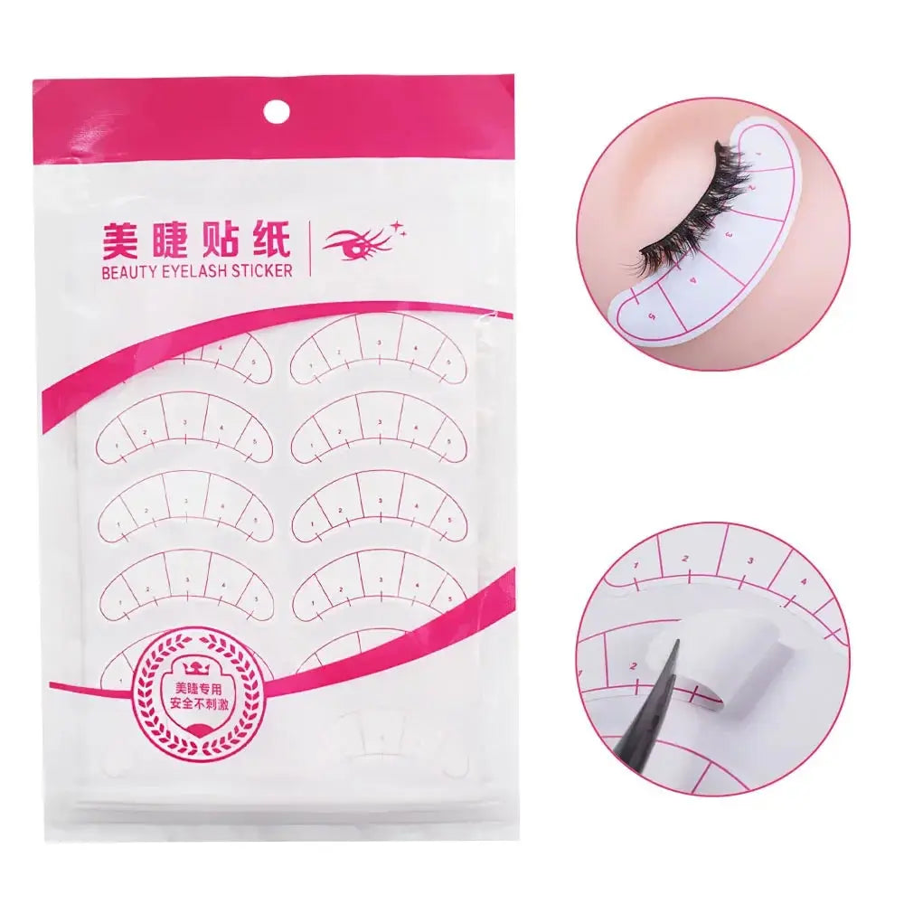 Wholesale  Paper Patches 3D Eyelash Under Eye Pads Lash Eyelash Extension Practice Eye Tips Sticker Wraps Makeup Tools eye pads dylinoshop