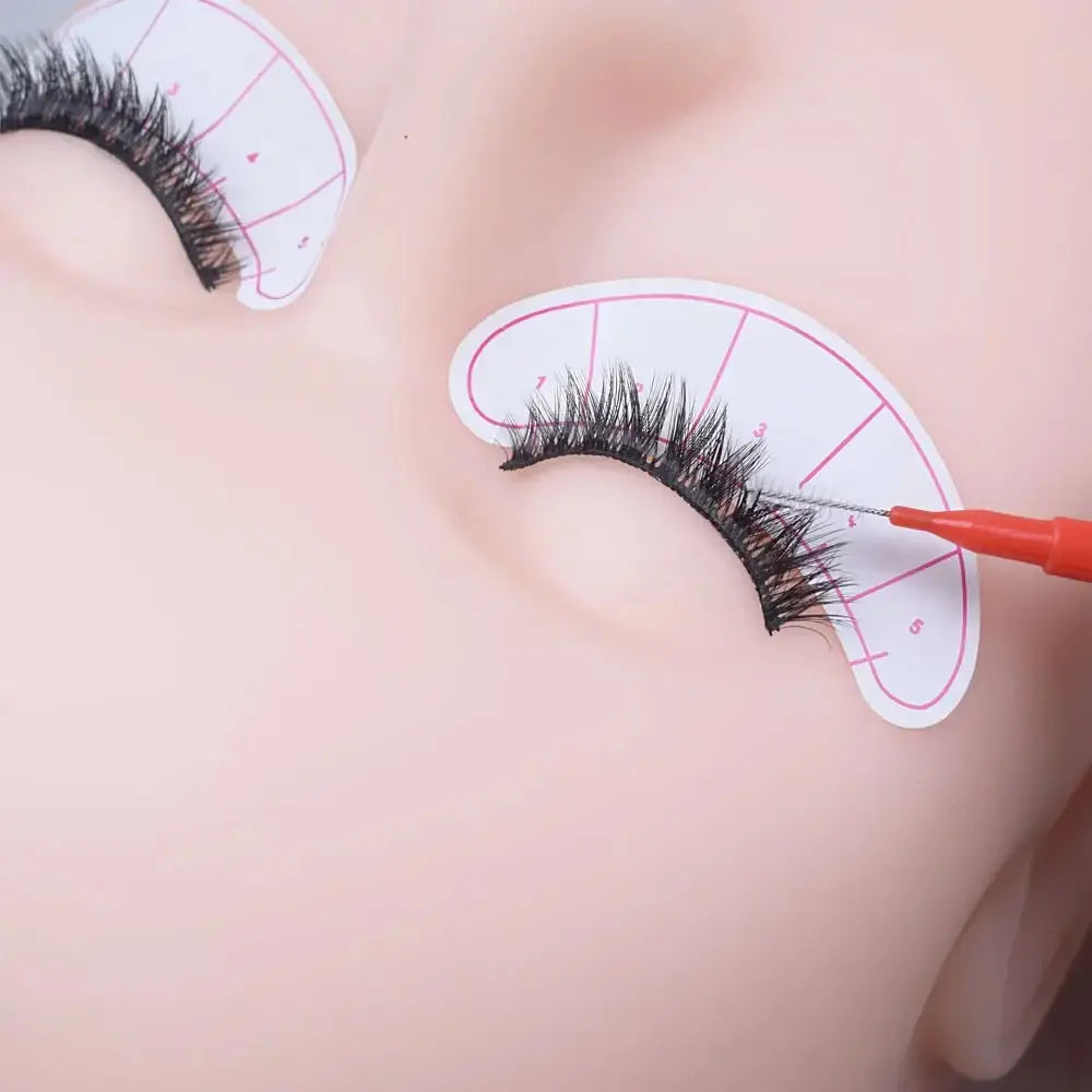 Wholesale  Paper Patches 3D Eyelash Under Eye Pads Lash Eyelash Extension Practice Eye Tips Sticker Wraps Makeup Tools eye pads dylinoshop