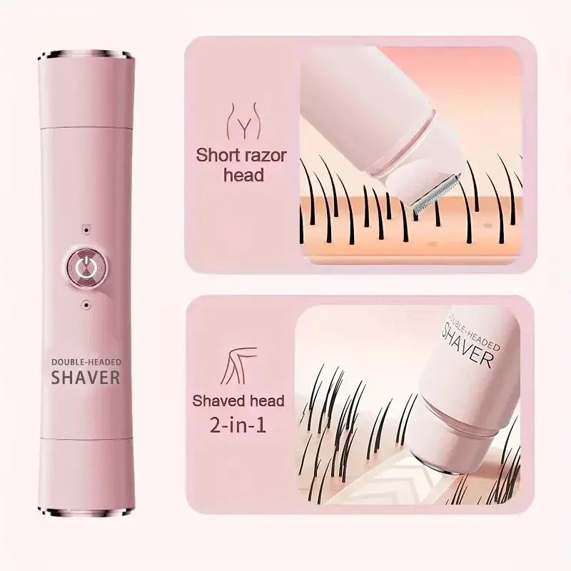Women’s 2-in-1 Electric Epilator & Shaver – Rechargeable Body & Bikini Hair Remover dylinoshop