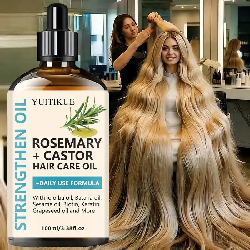 YUITIKUE Rosemary & Castor Strengthening Hair Oil - Uexim