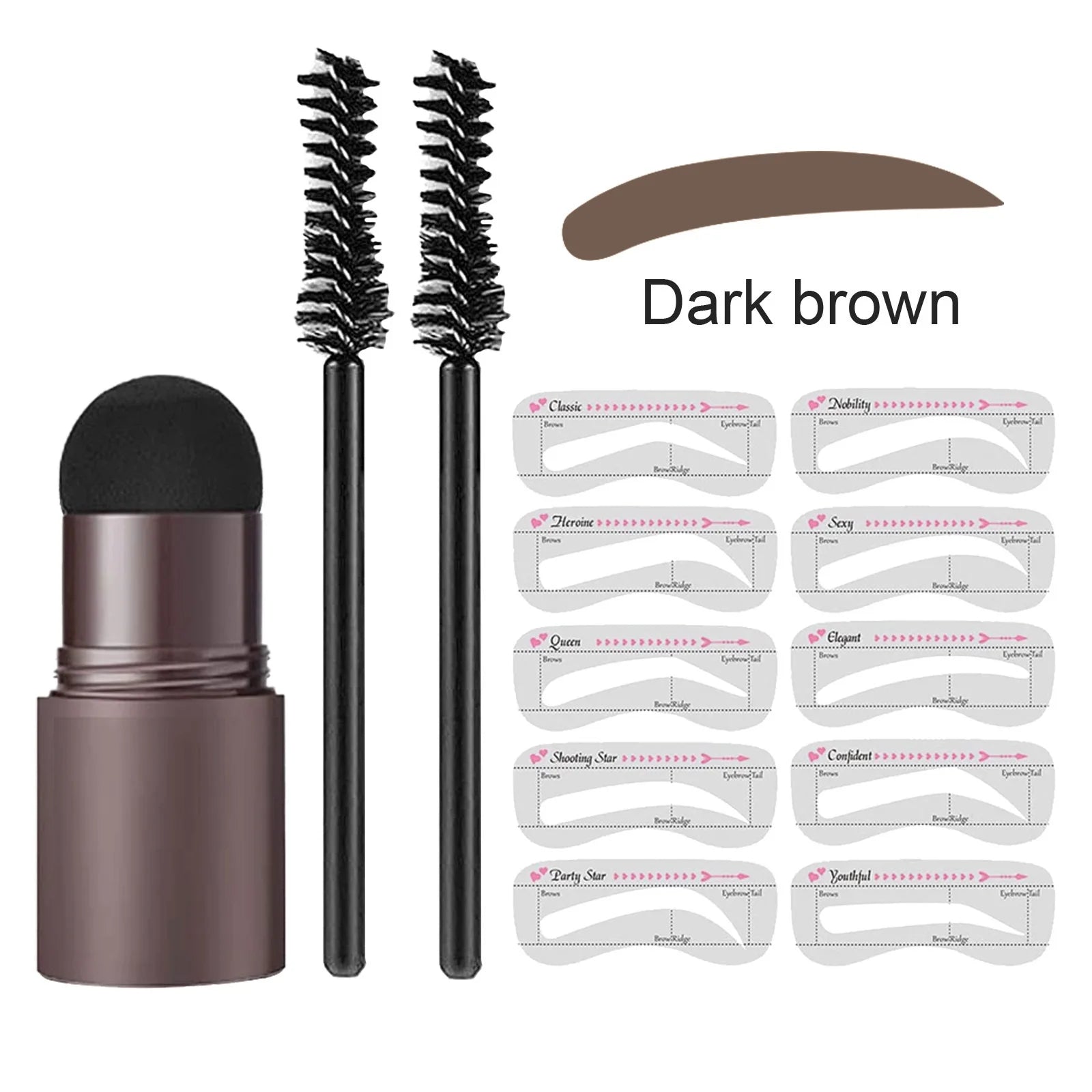 Browbelle Eyebrow Stamp Styling Set 