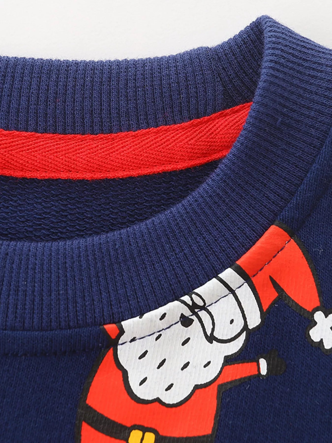 Children's Christmas Print Crew Neck Sweatshirt 