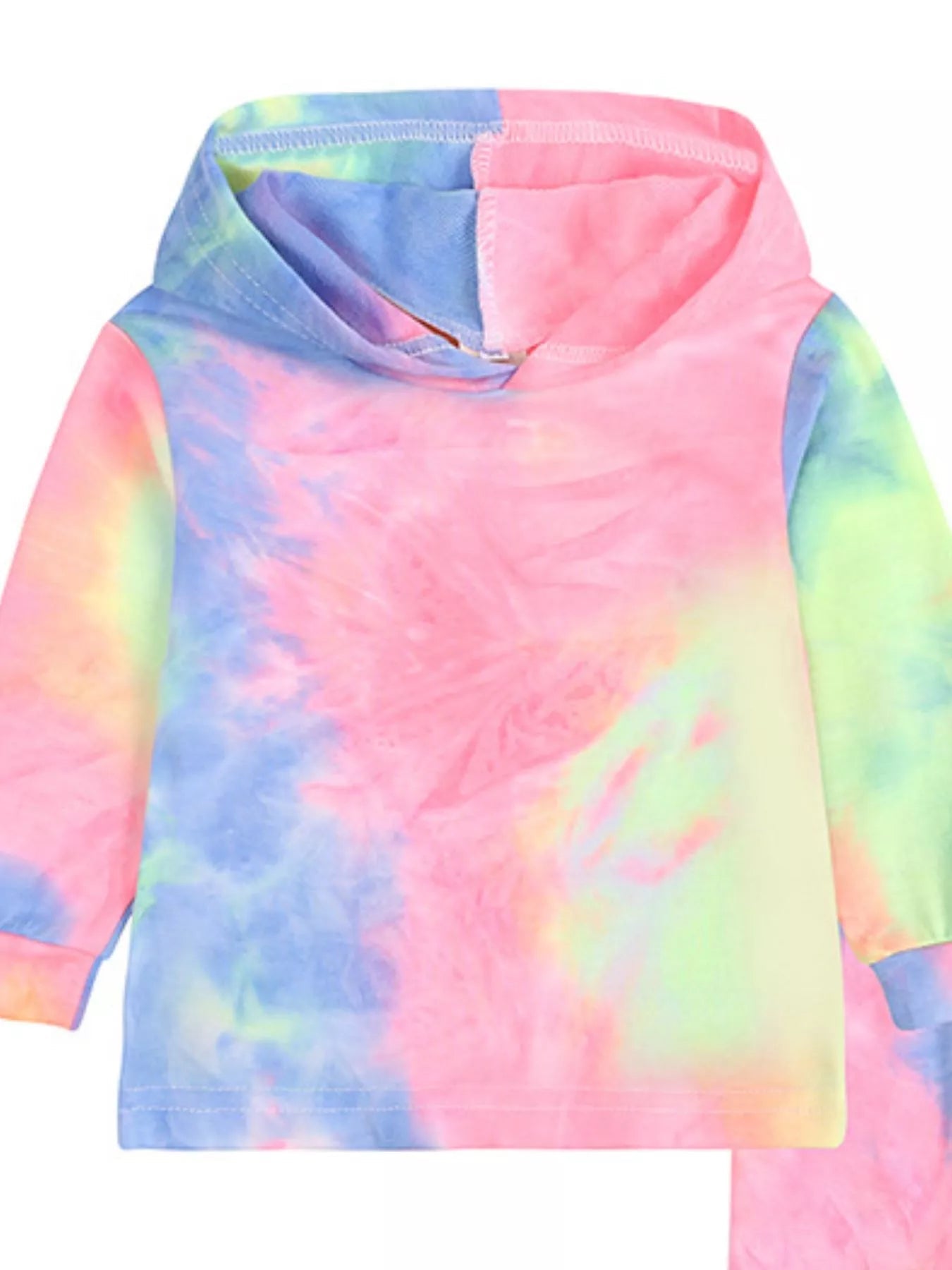 Children's Tie-Dye Hoodie and Pants Set 