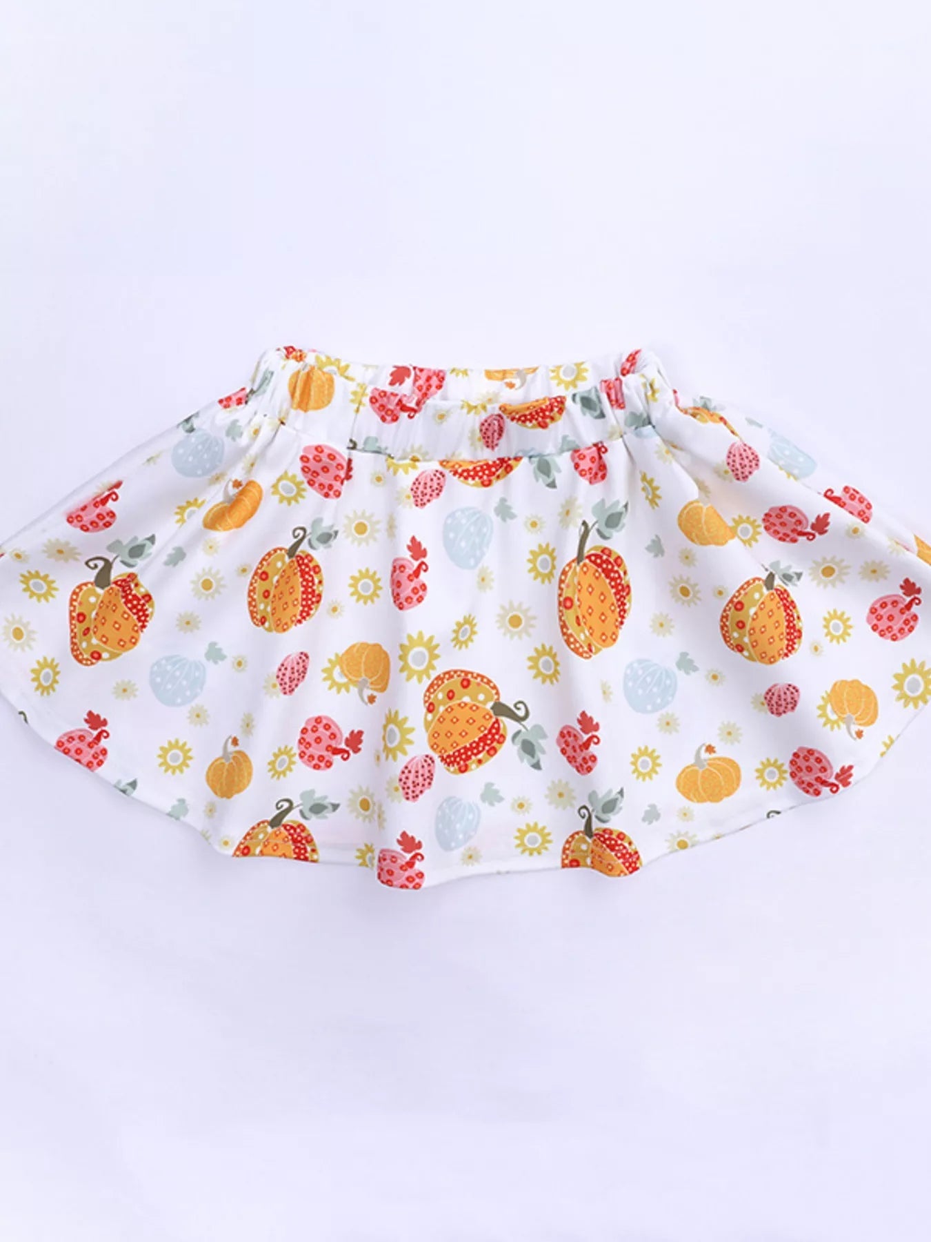 Children's First Thanksgiving Top and Skirt Outfit Set 