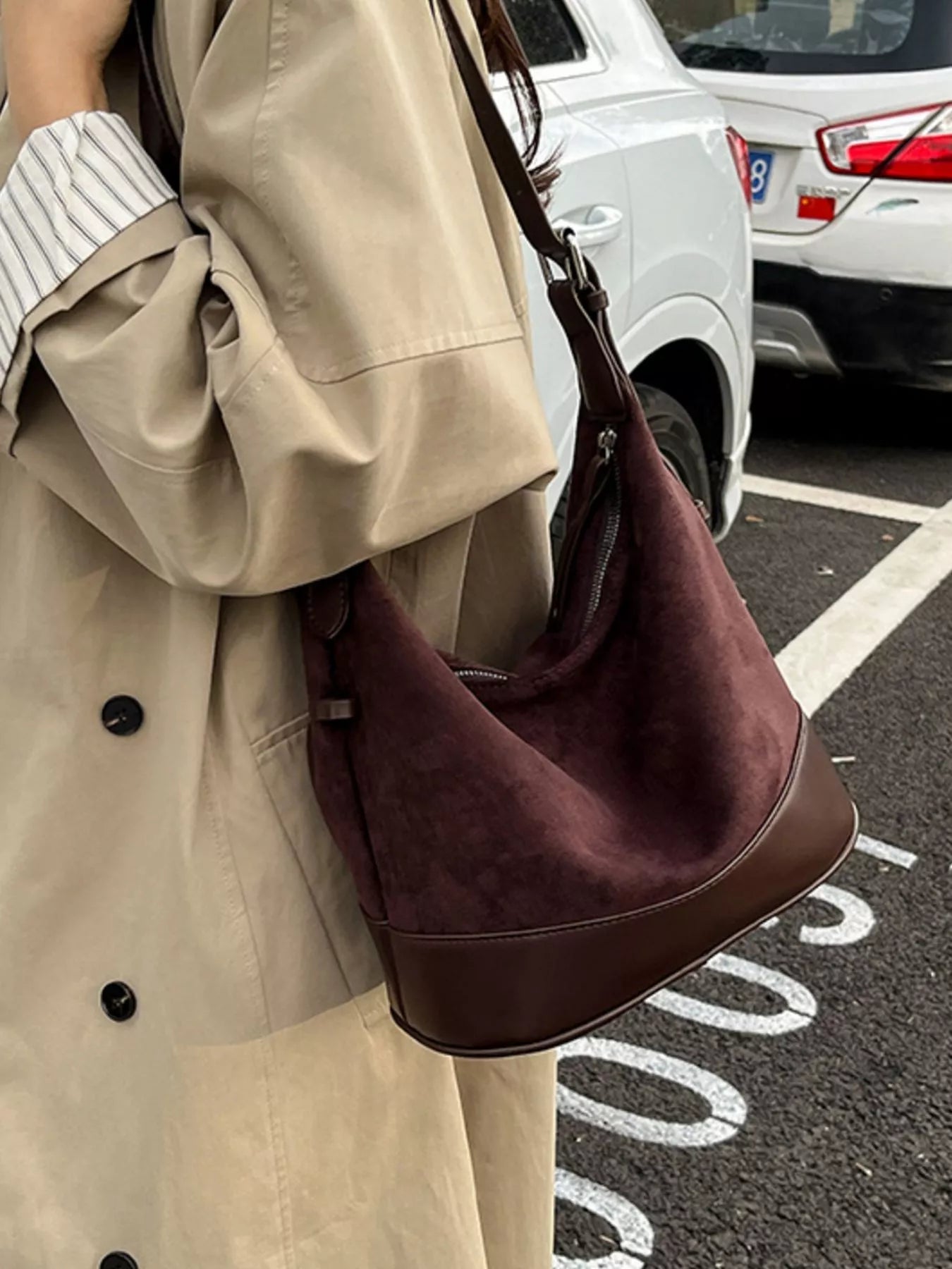 Adjustable Strap Tote Bag 