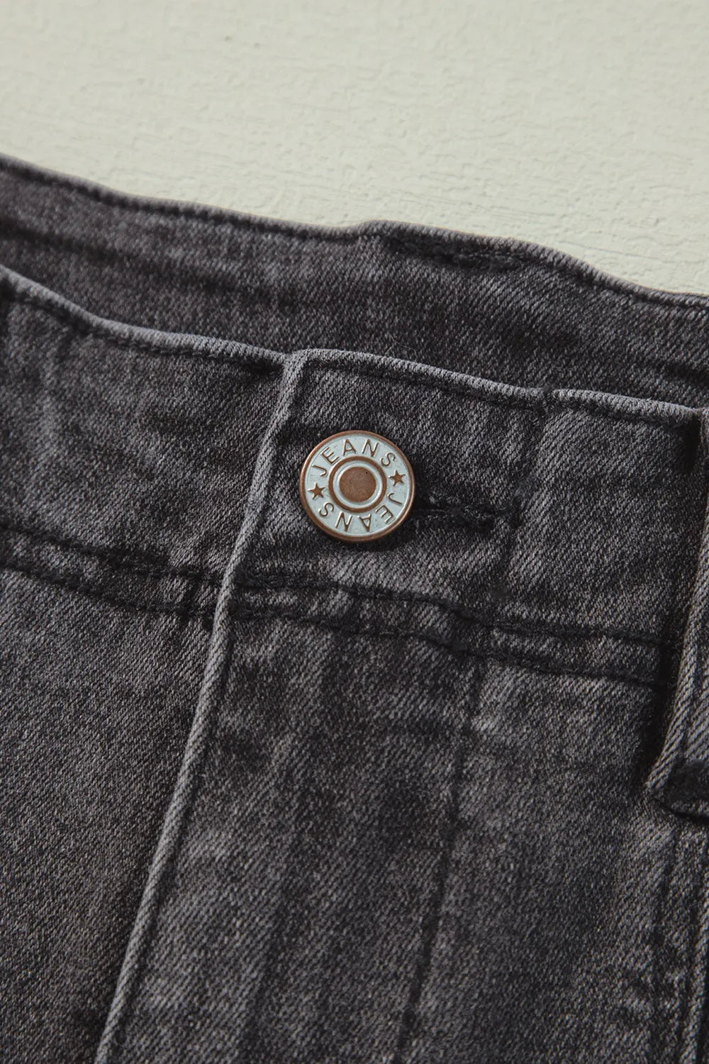 High-Waisted Wide-Leg Vintage Wash Jeans 