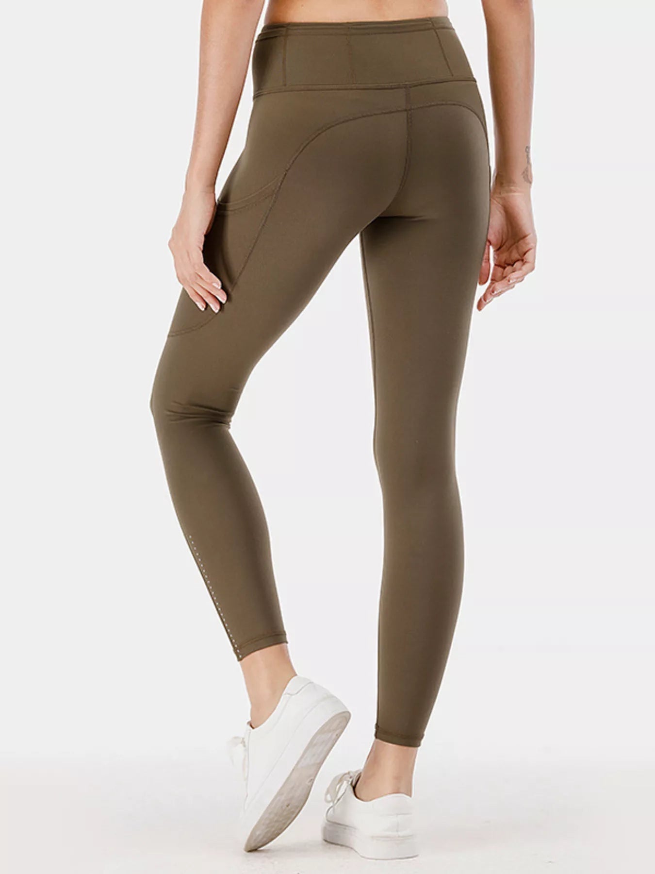 Full Size High-Waisted Active Leggings with Pockets Plus Size 