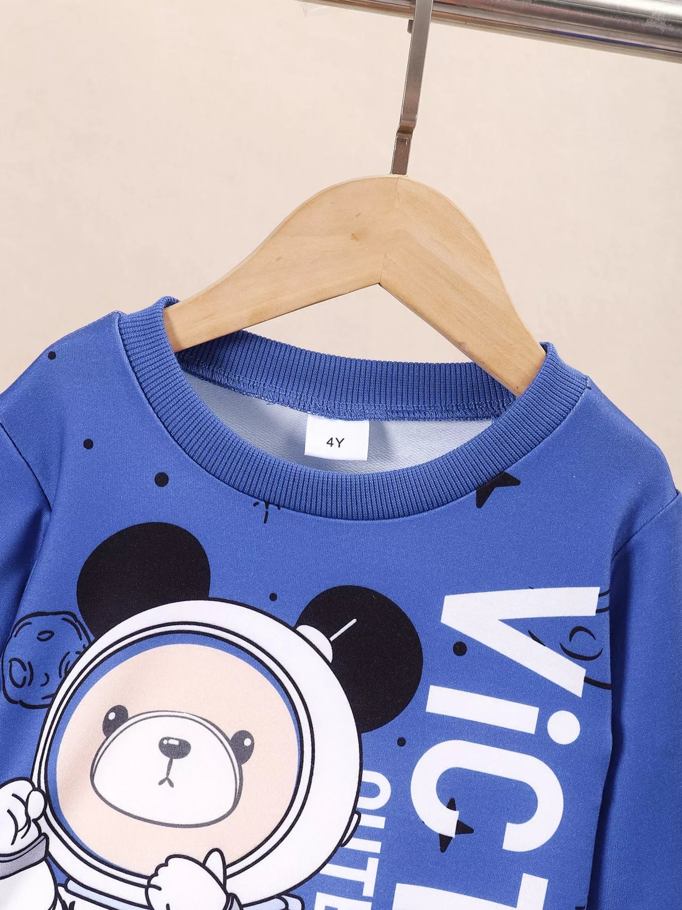 Children's Graphic Long Sleeve Top and Pants Set 