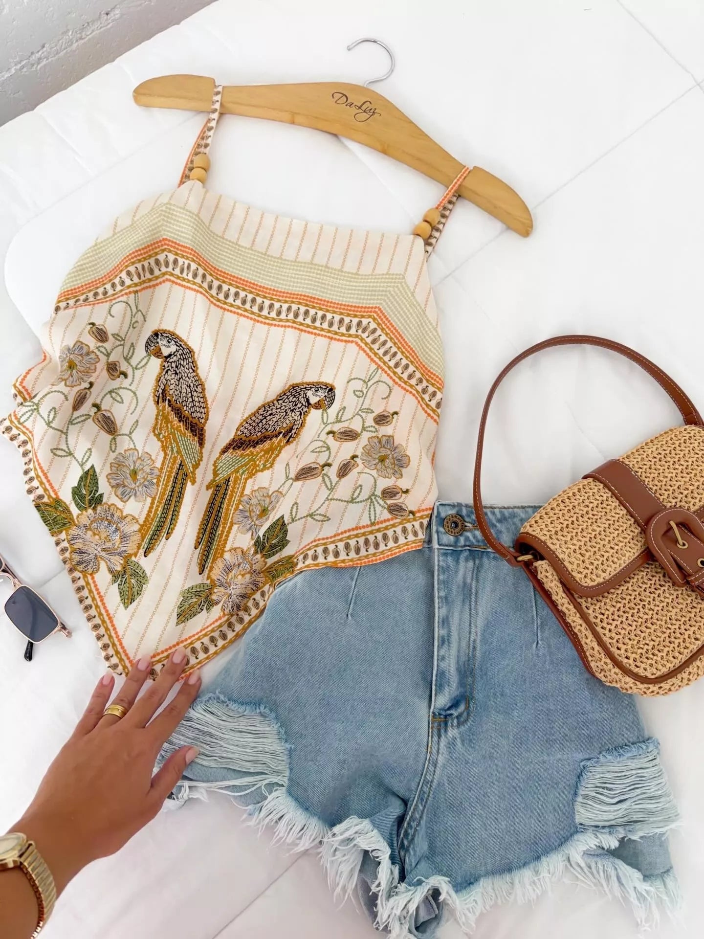 Parrot Adjustable Strap Cami 