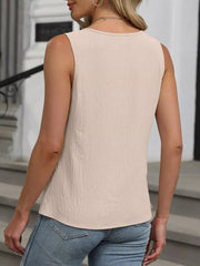 Keyhole Neck Tank Top 