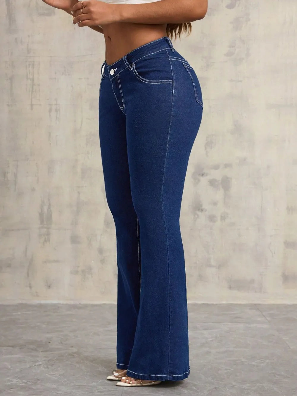 Flare Jeans with Pockets 