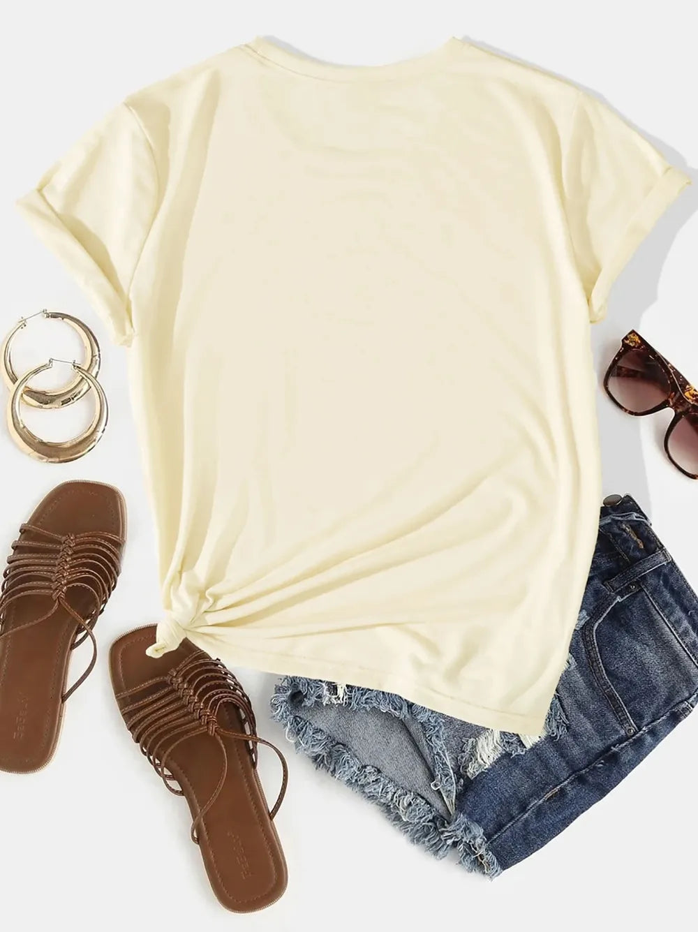 Lucky Clover Round Neck T-Shirt 