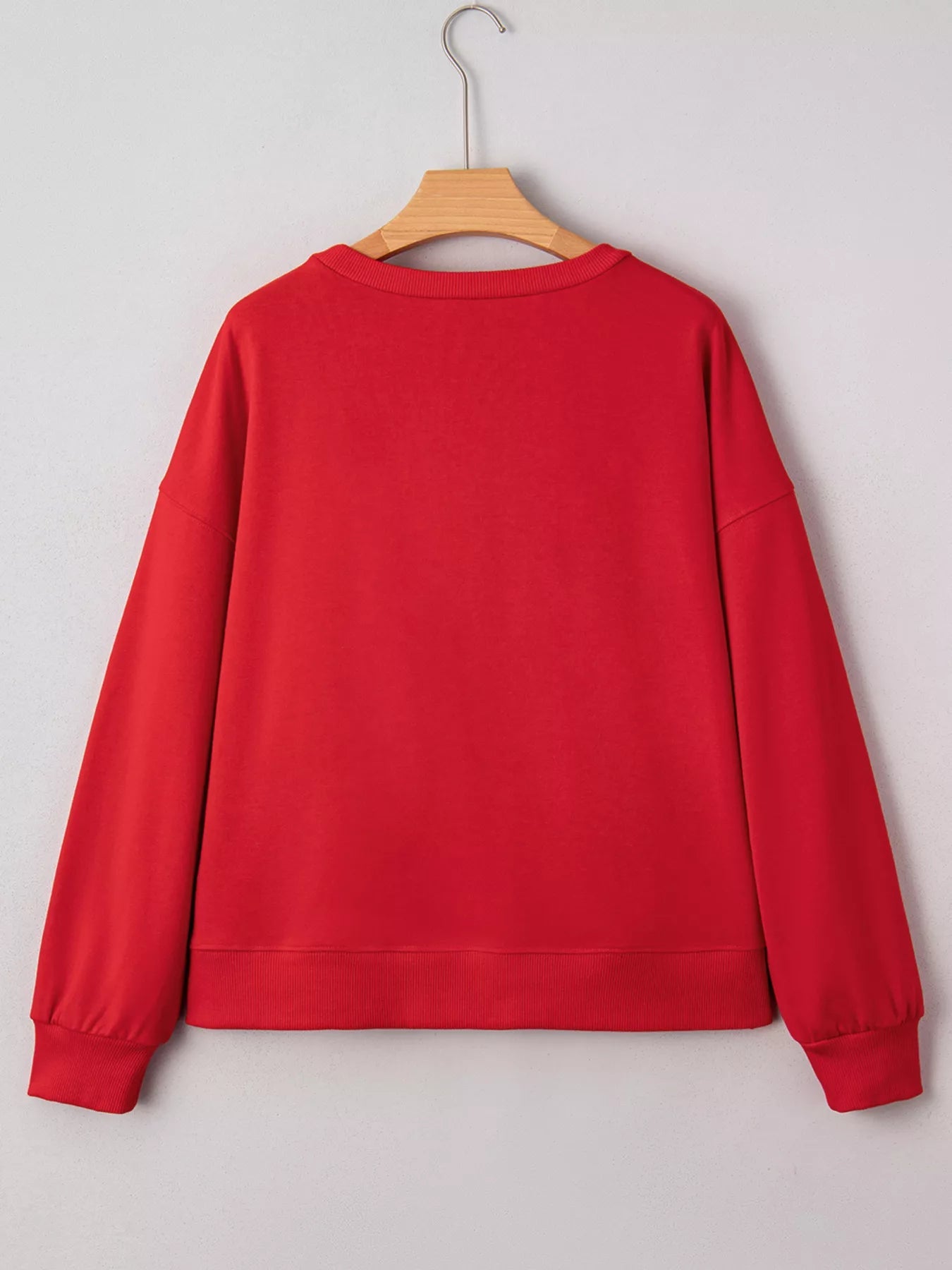 Merry Script Holiday Christmas Graphic Sweatshirt 