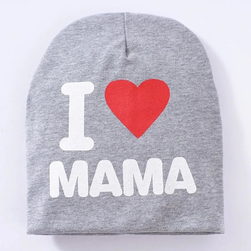 50% Off + Free Shipping Today | SOHOBLOO'S I Luv Mama & Papa Baby Hat 