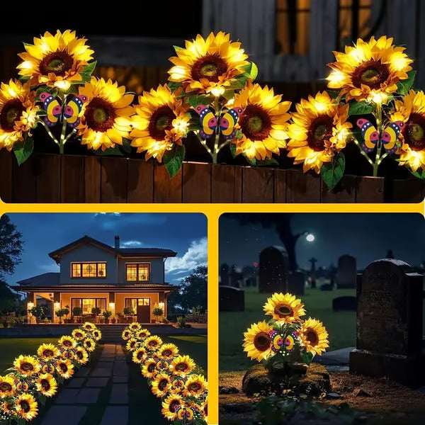 🌞Solar LED Sunflower Garden Lights-29.6inch/74cm 