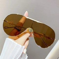 Gradient Aviator Sunglasses 