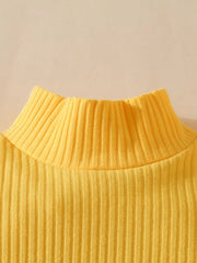 Children's Ruffled Bodysuit and Sunflower Pants Set 