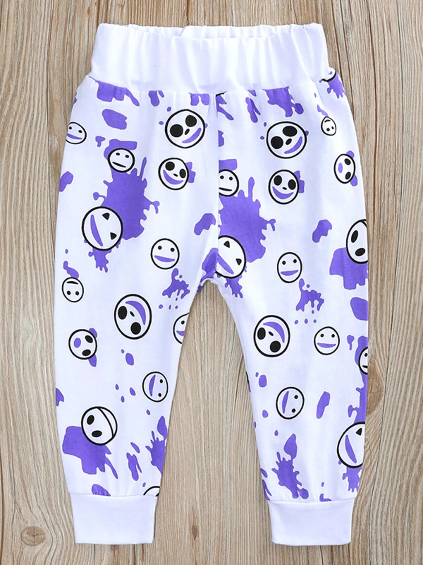 Children's Halloween Bodysuit and Pants Set with Hat 