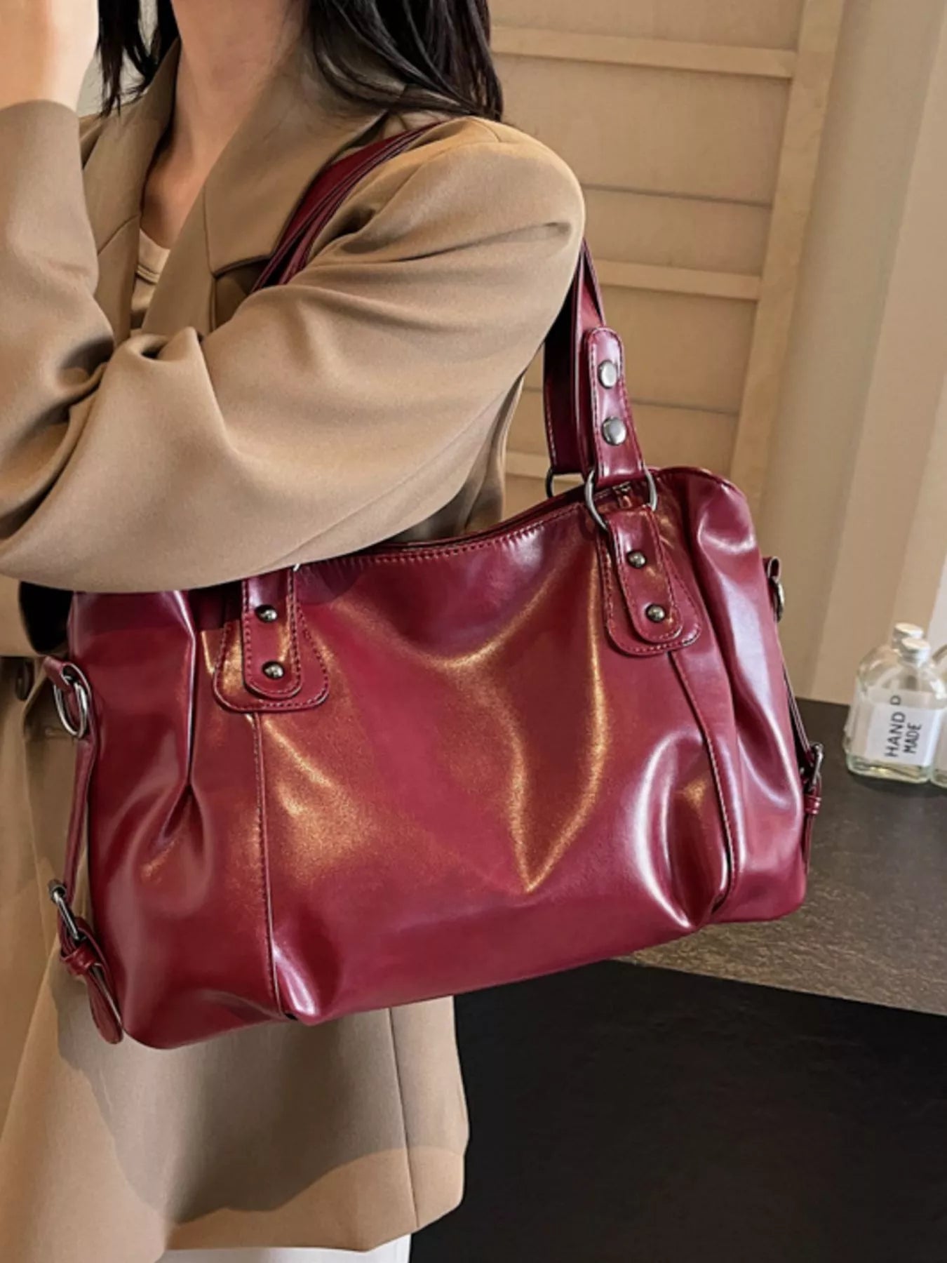 Vintage Style Leather Handbag 