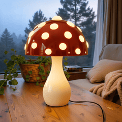 Adjustable Metal Mushroom Glow Lamp with 3 Light Modes – Compact Versatile Home Lighting 
