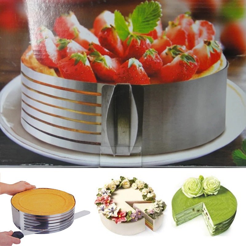Adjustable Stainless Steel Cake Slicer™ — Slice Perfect Layers That Steal The Show Every Time 