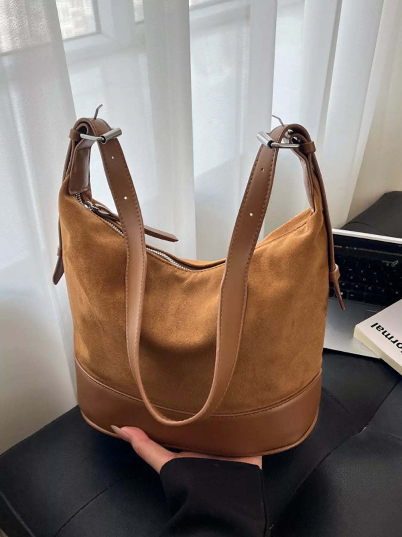 Adjustable Strap Tote Bag 